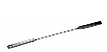 Micro shovel made of 18/10 steel, half round, wide