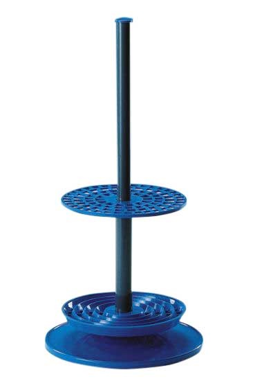 Pipette stand, 250 x 230 mm, 94 slots, PP, rotary
