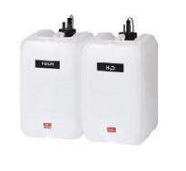 Canister set, 20 L for S-devices incl. float switch, KAS20 behrotest, Pack of 2 pcs.